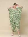 Olive Shell Drape Kaftan