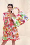 Tropical Bloom Dress & Bag Set