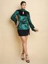 Show stopper velvet top