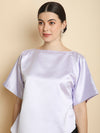 Lopsided Lilac top