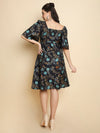 STATEMENT Navy floral DRESS