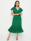 Hot Pink Cotton Schiffli DRESS