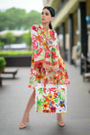 Tropical Bloom Dress & Bag Set